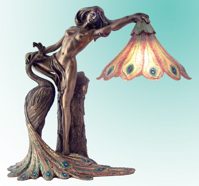 art nouveau. Embracing Art Nouveau lamps